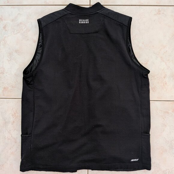 New Balance Running NB Heat Grid Vest / snap button up men's size large - Picture 4 of 5